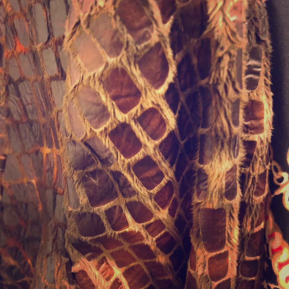 Lena Lena Gabrielle NY Faux Alligator Jacket